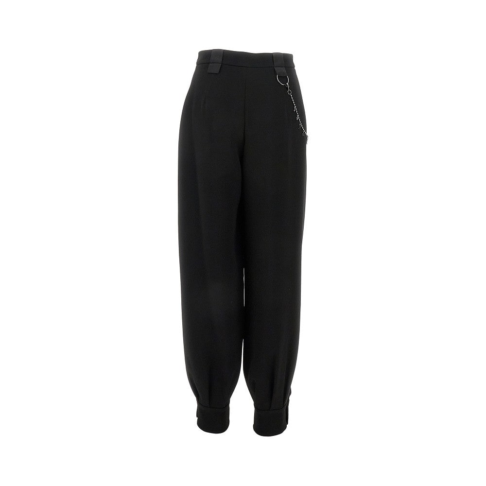Technical cady pants with chain detail