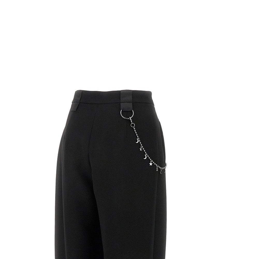 Technical cady pants with chain detail