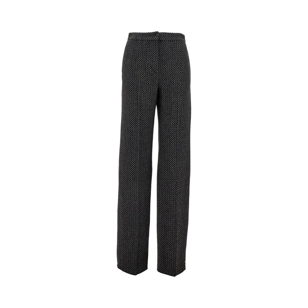 Pantalone in misto lana jacquard