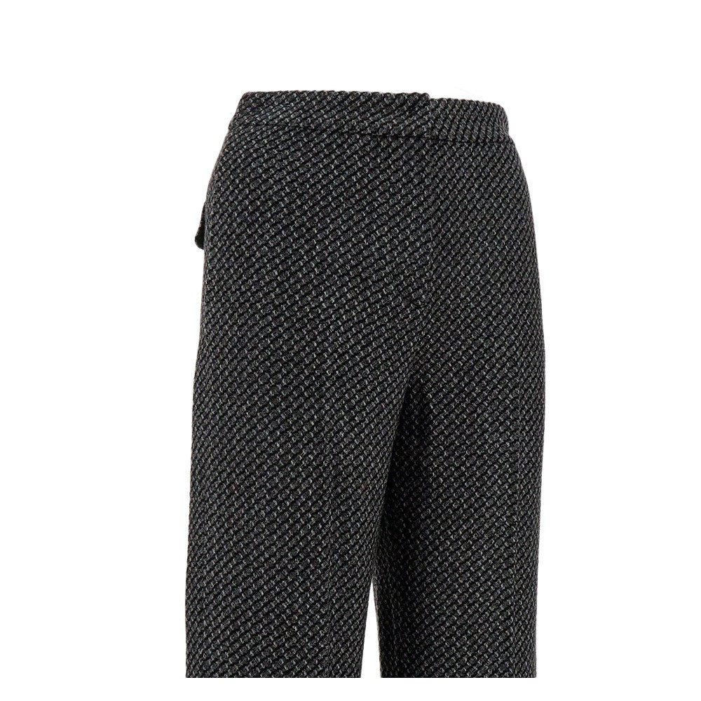 Pantalone in misto lana jacquard