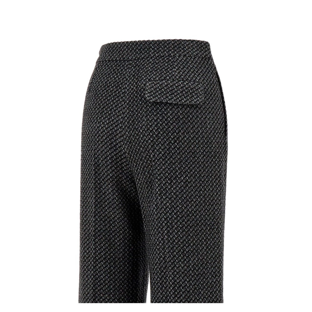 Pantalone in misto lana jacquard