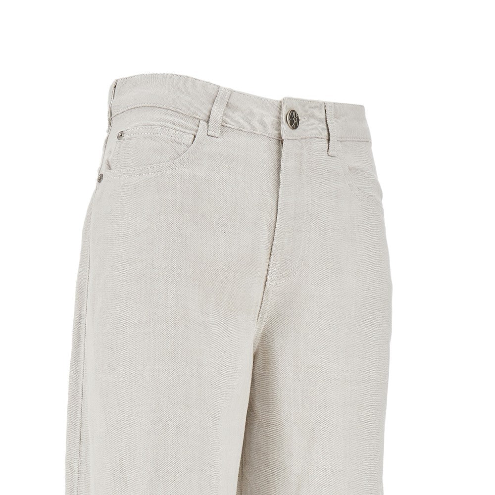 Pantalone 'J8B' in misto lino