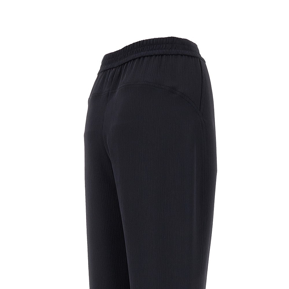 Creponne pants with buttons detailing
