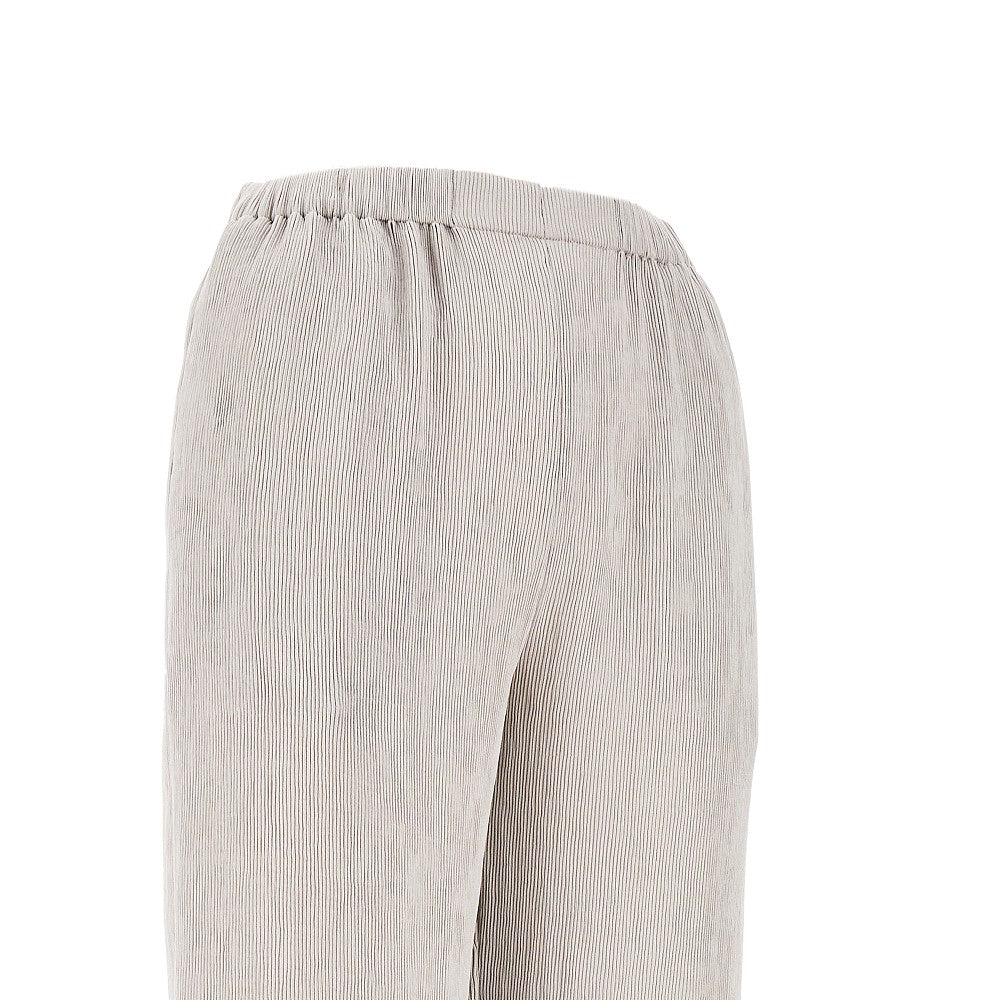 Pantalone in viscosa canneté