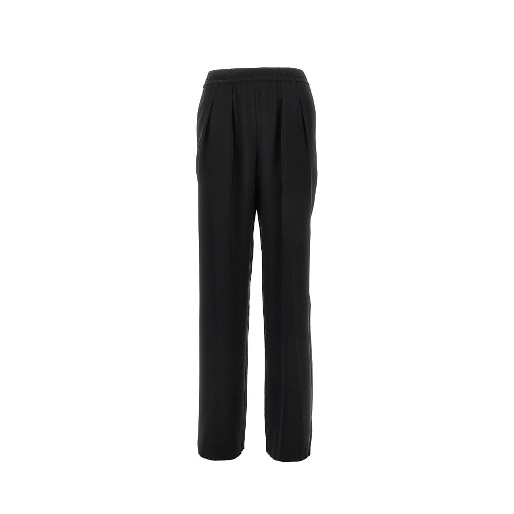 Pantalone in tecno cady con vita elastica
