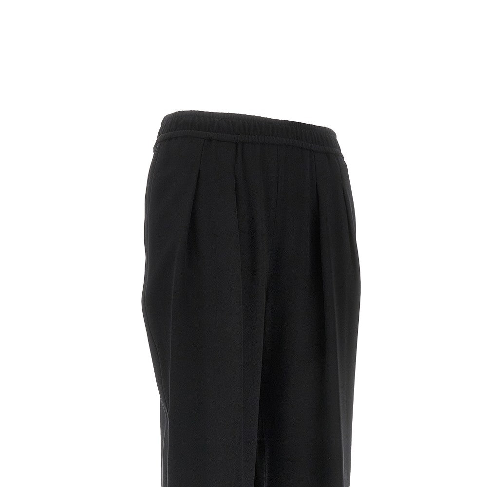 Pantalone in tecno cady con vita elastica
