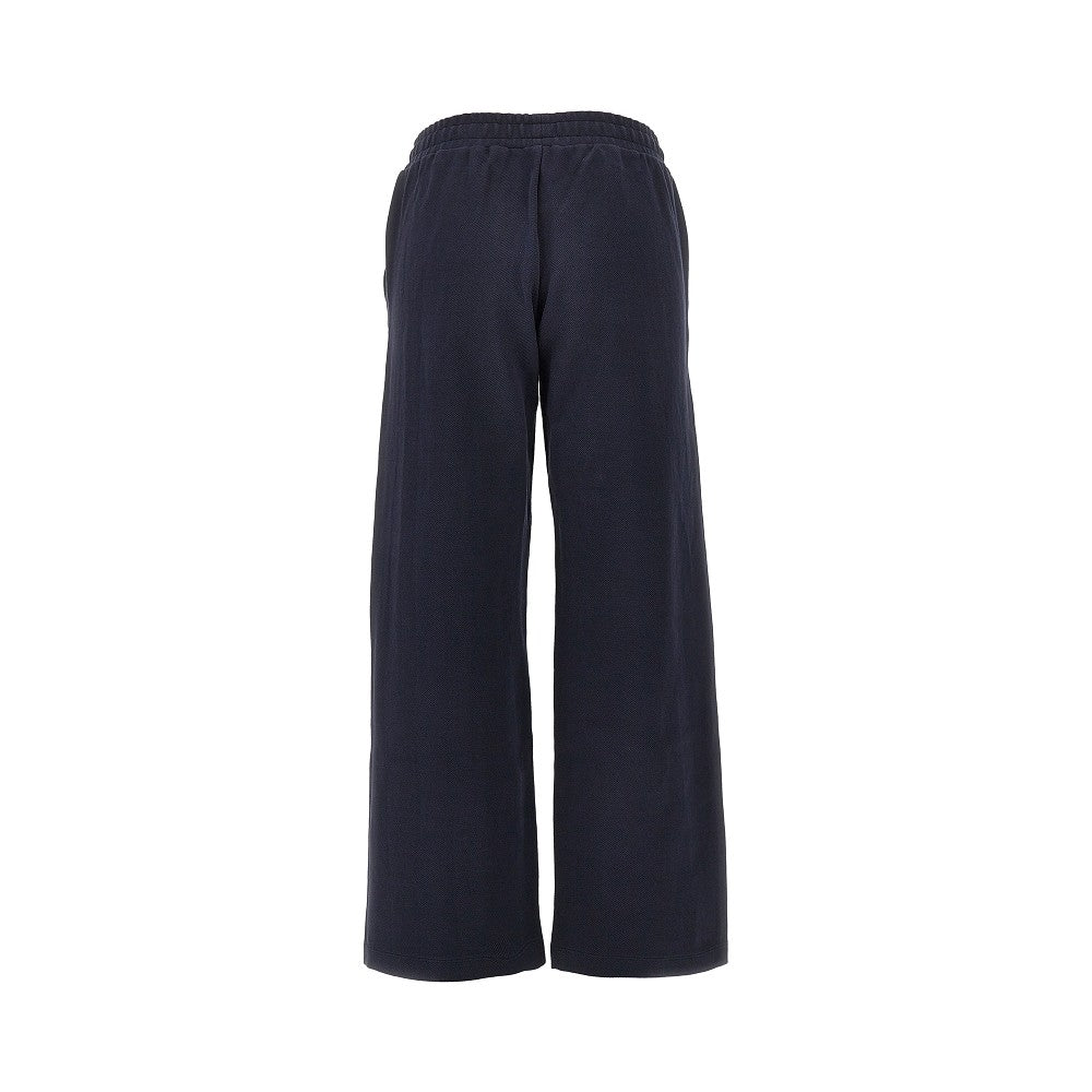 Stretch gabardine loungewear pants