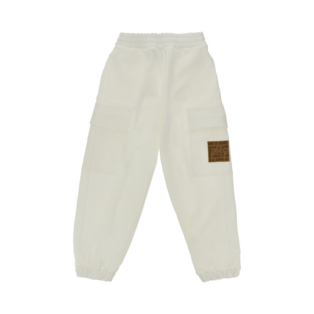 Cotton cargo sweatpants