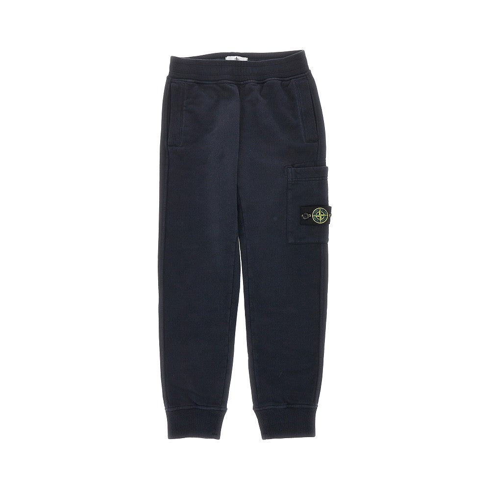 Organic cotton cargo sweatpants