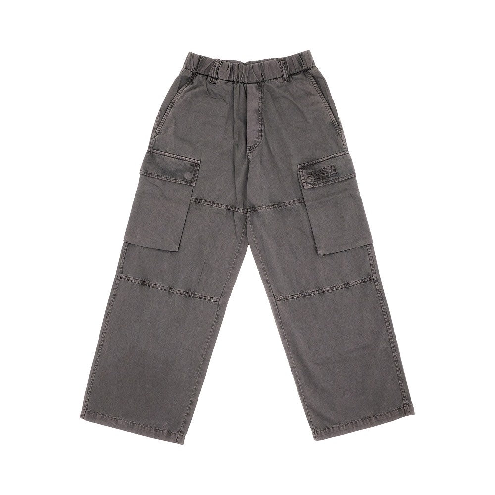 Pantalone cargo a gamba ampia