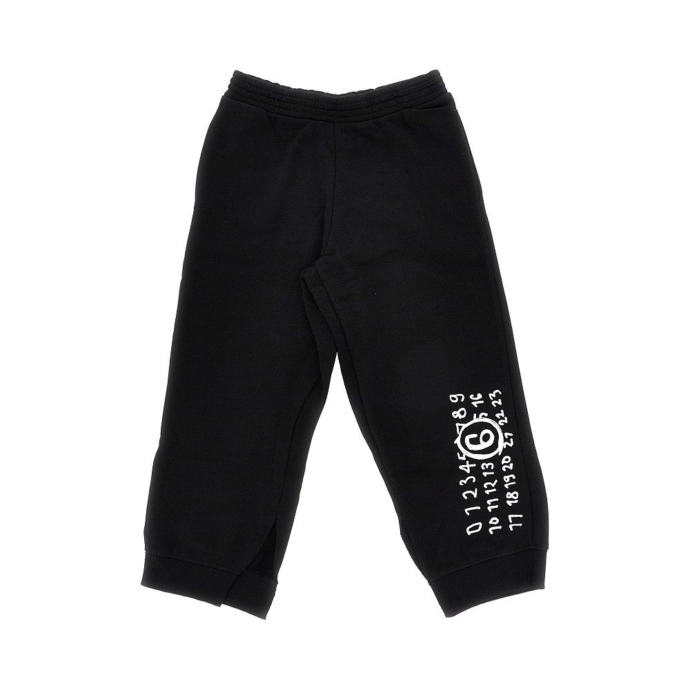 Joggers in french terry con stampa logo
