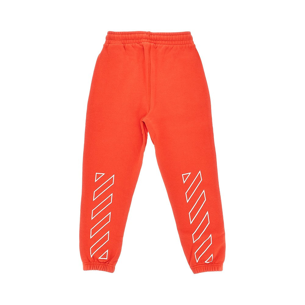 Diag print sweatpants