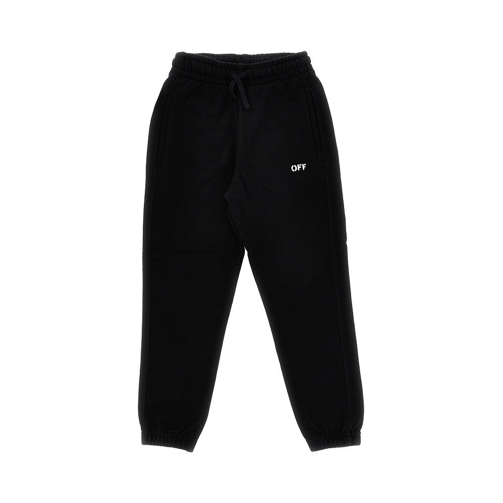 OFF STAMP print sweatpants