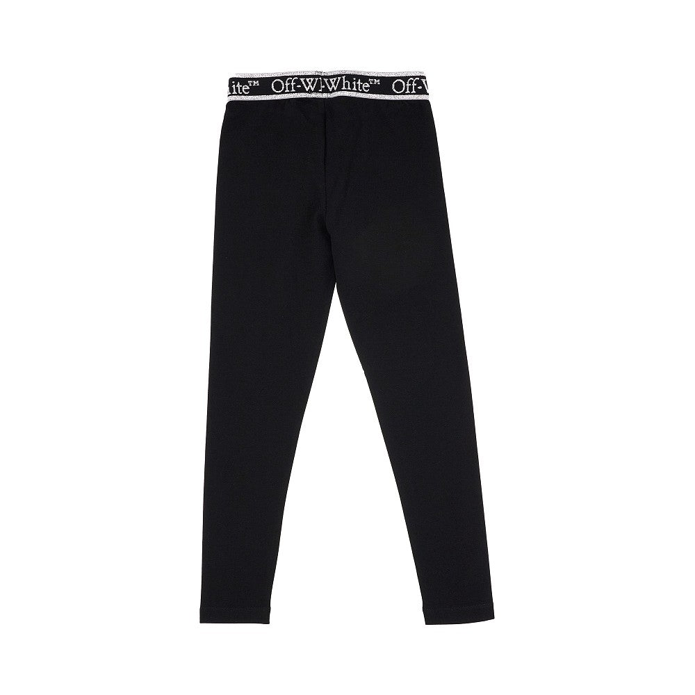Leggings con fascia elastica logata