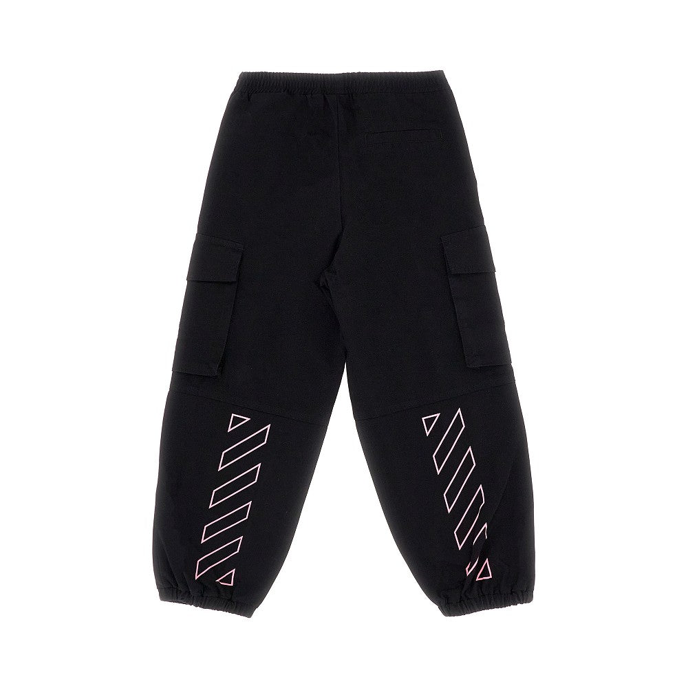Pantalone cargo con stampa Diag