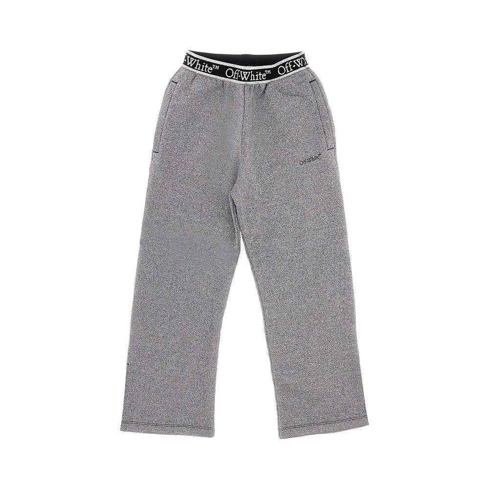 Wide leg lurex sweatpants