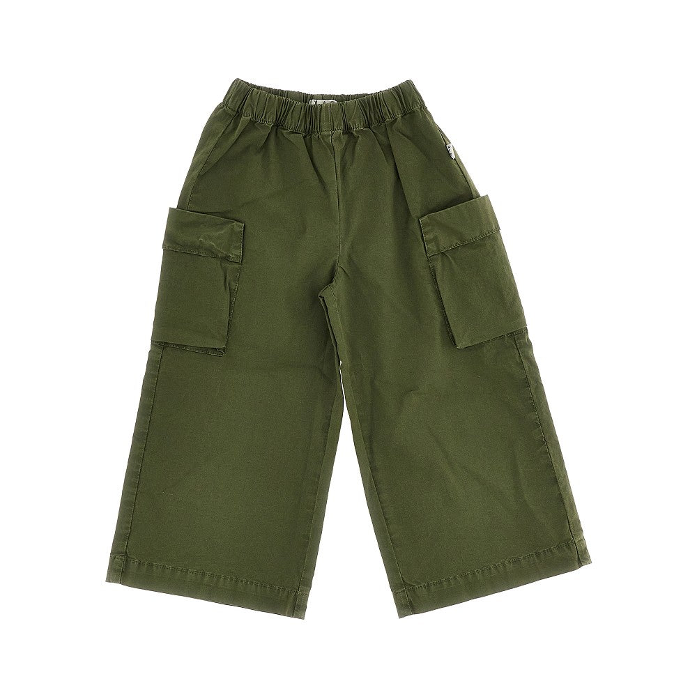 Wide leg cargo pants