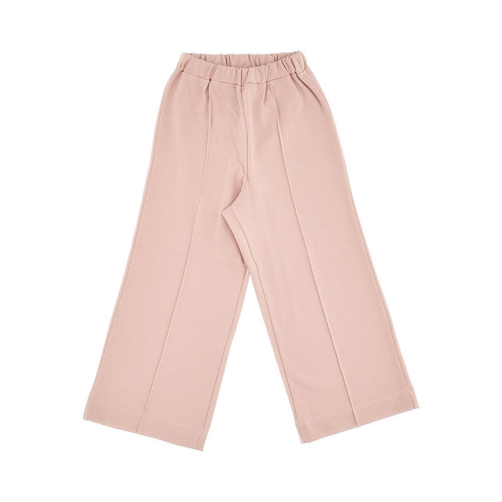 Pantalone a gamba ampia in jersey