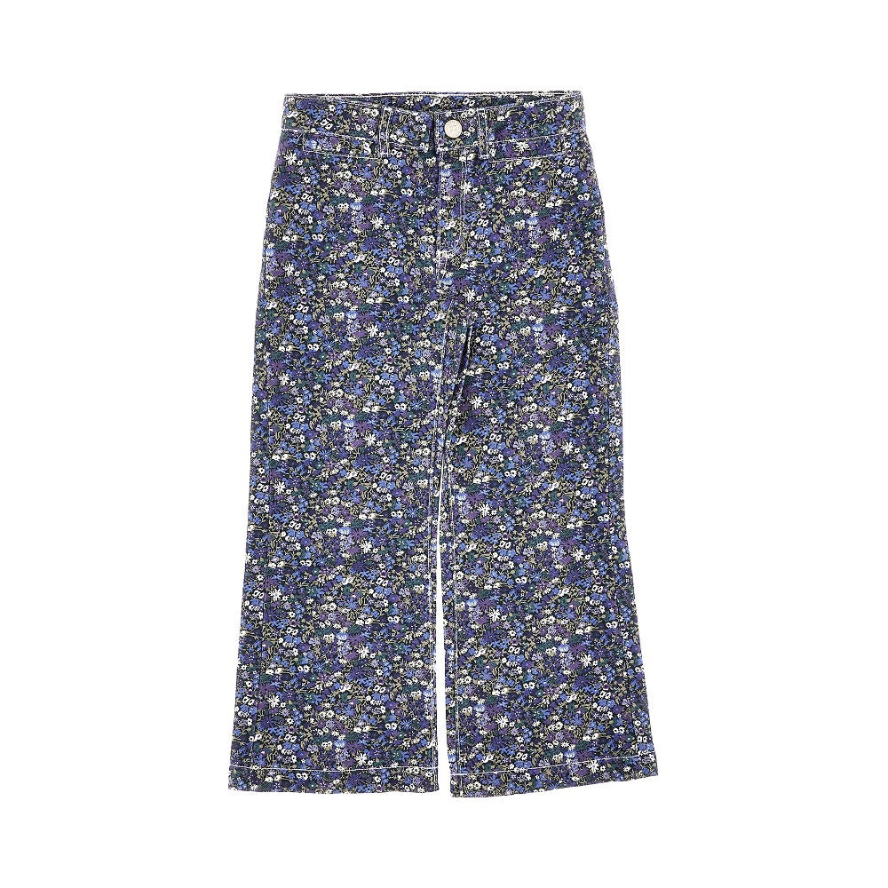 Pantalone in cotone floreale Liberty