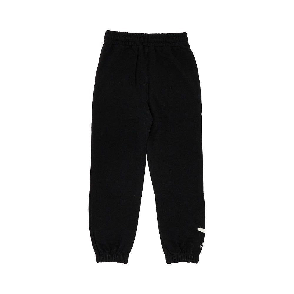 Pantalone in felpa con stampe logo