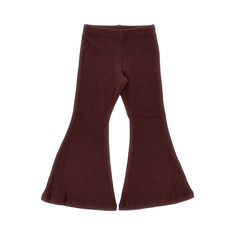 Knitted flared pants