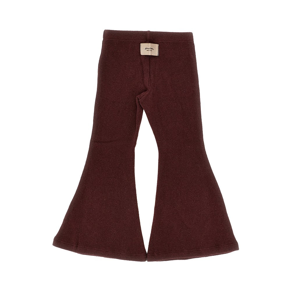 Knitted flared pants