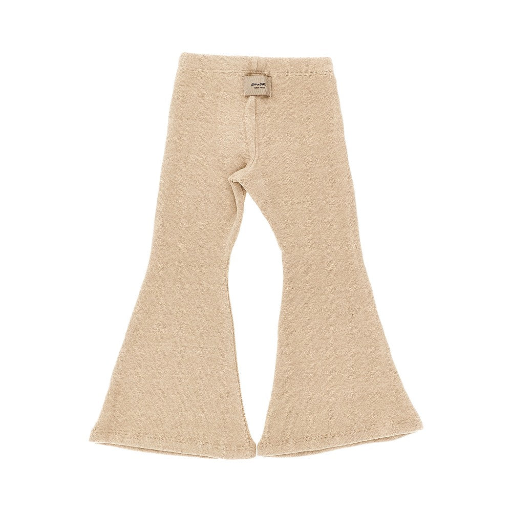 Knitted flared pants