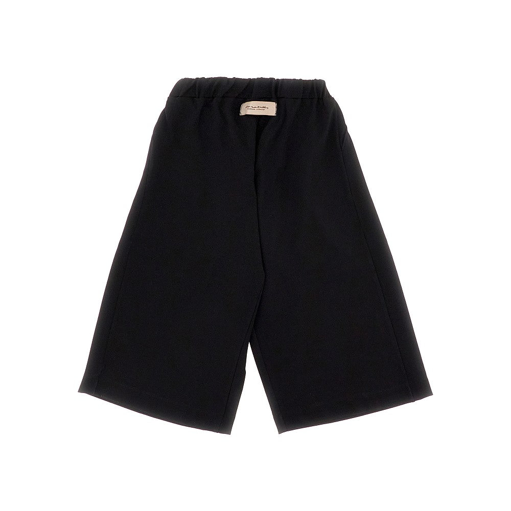 Pantalone a gamba ampia in jersey
