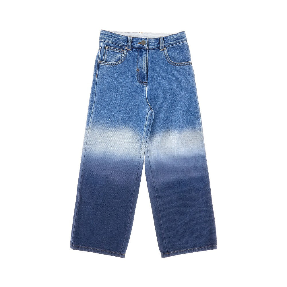 Jeans a gamba ampia sfumati