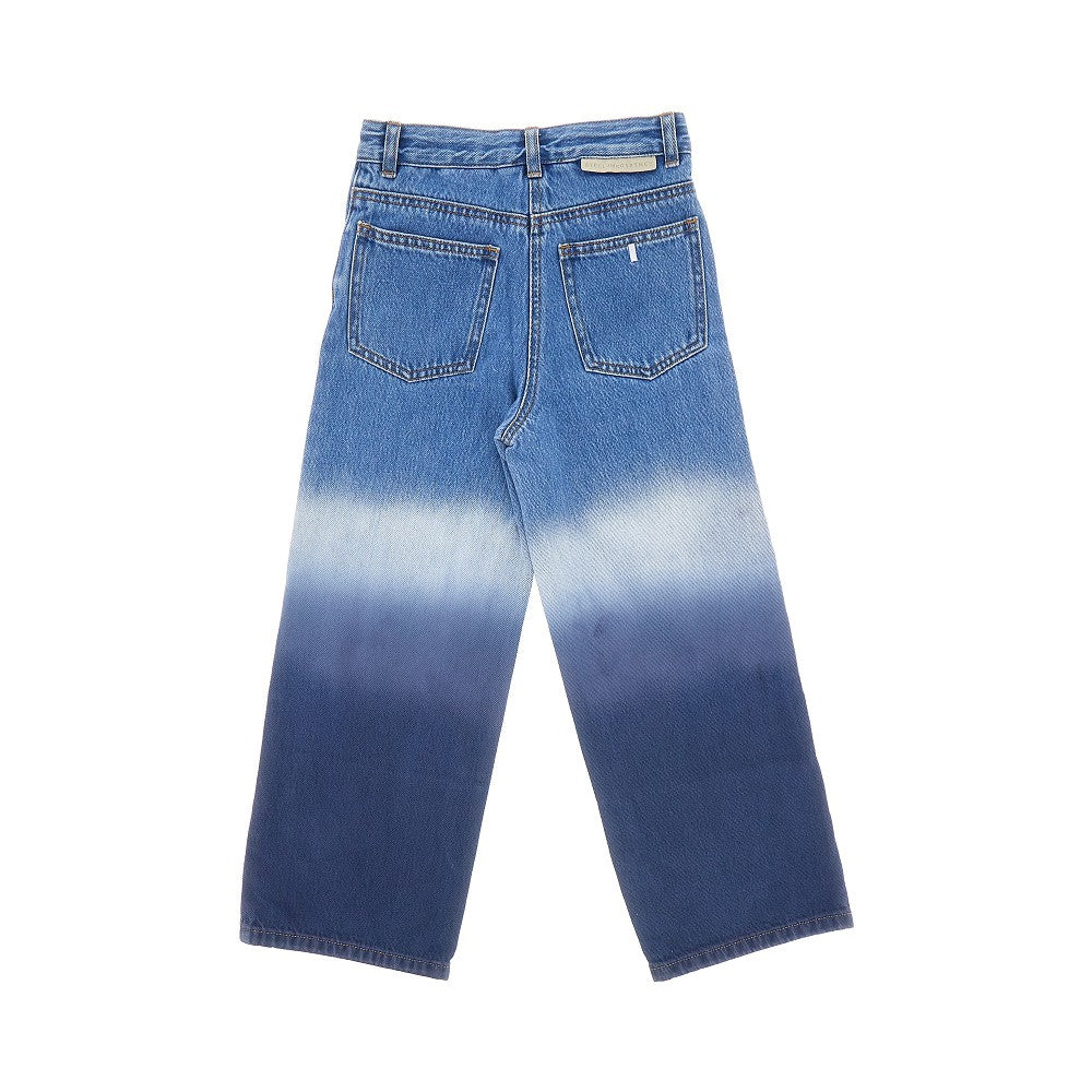 Jeans a gamba ampia sfumati