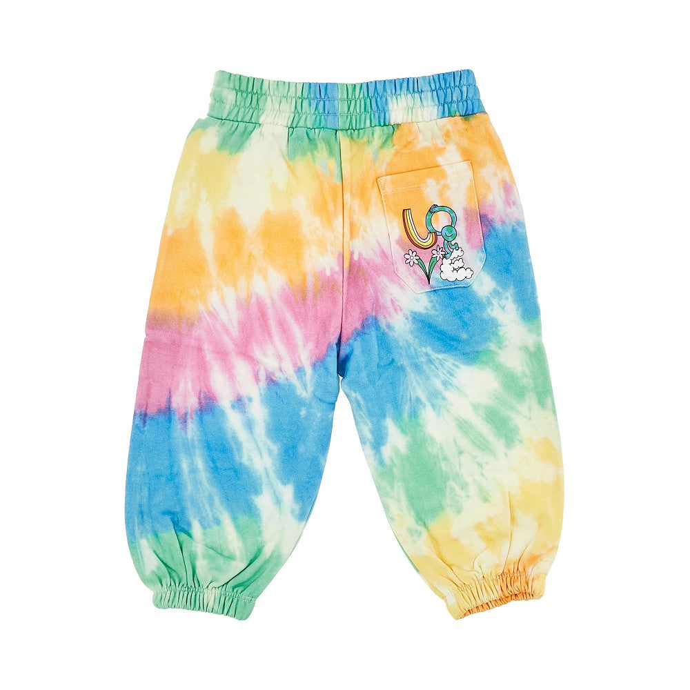 Sustainable cotton tie-dye sweatpants