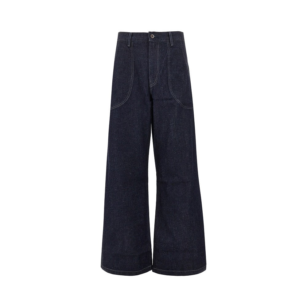 Jeans Wide Leg in Japanese Selvedge Denim