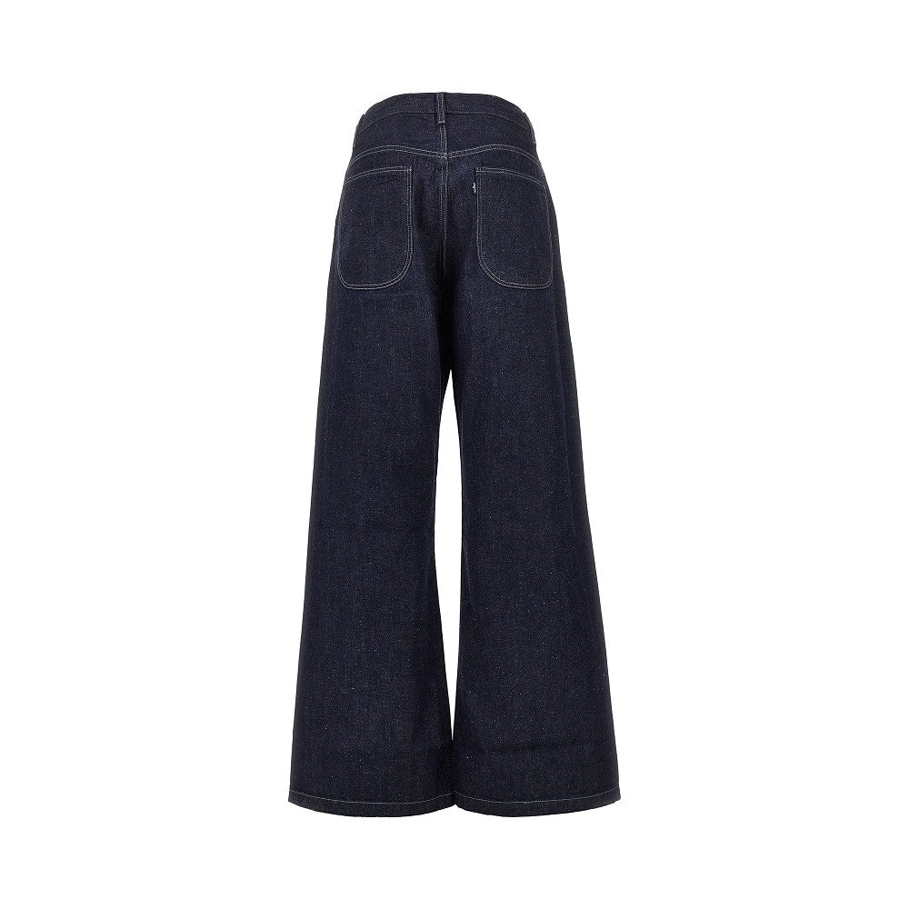 Jeans Wide Leg in Japanese Selvedge Denim