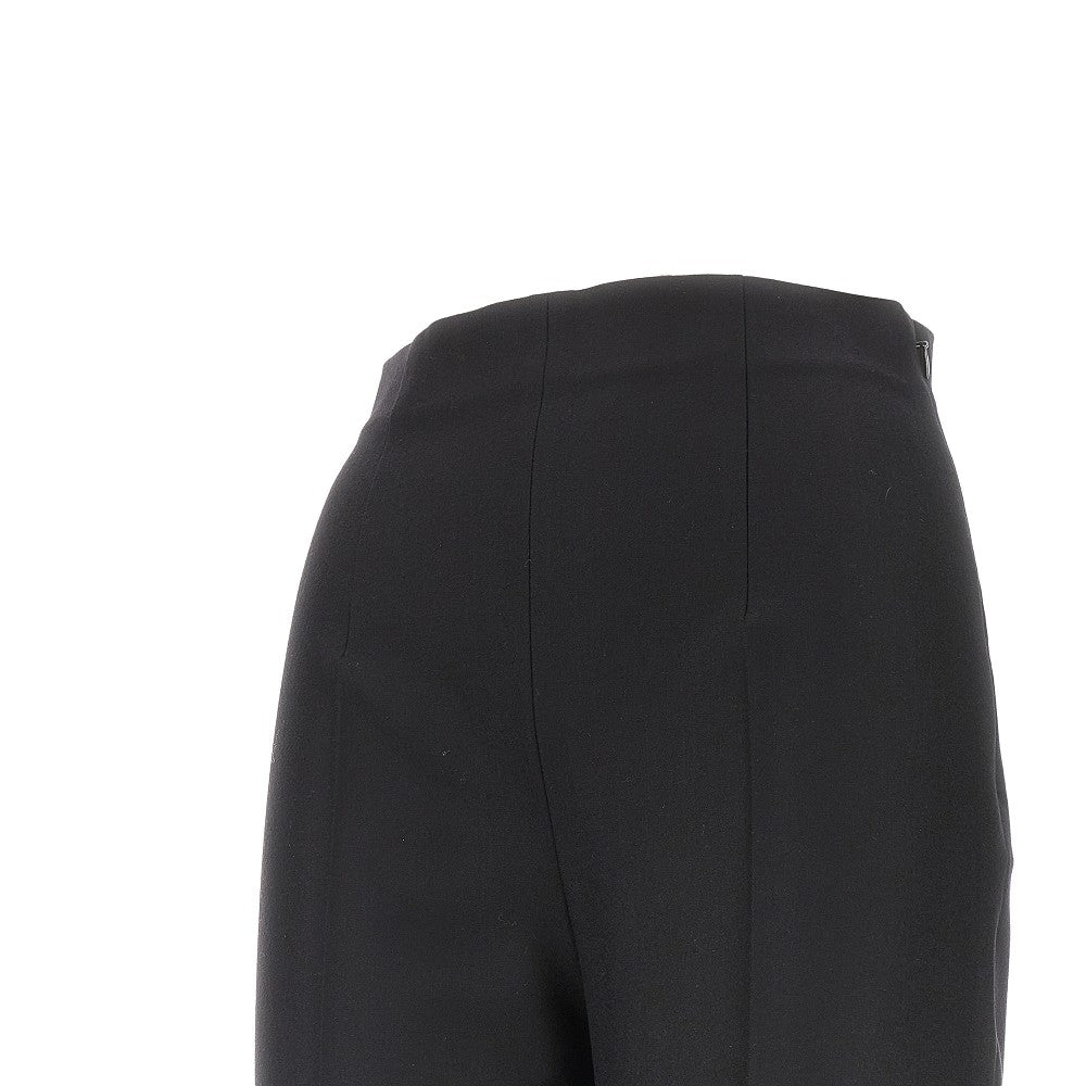 Stretch flannel cigarette trousers