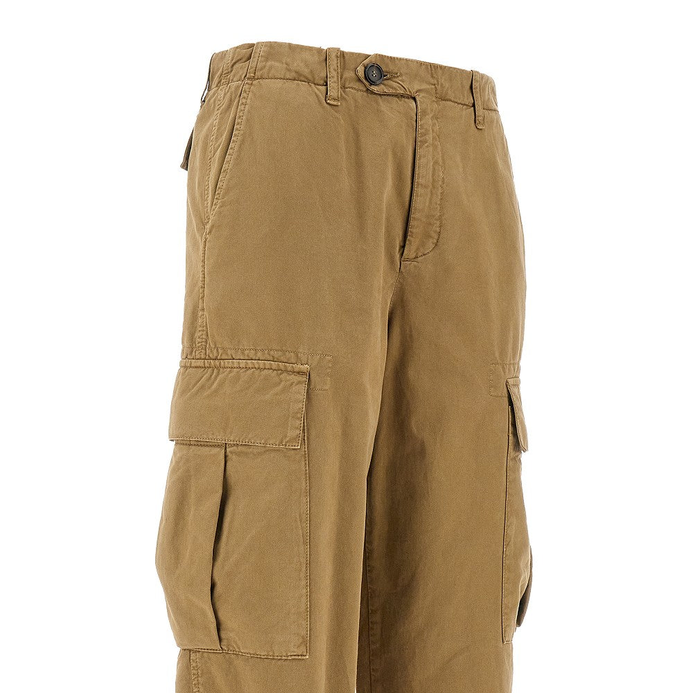 Gabardine cargo pants