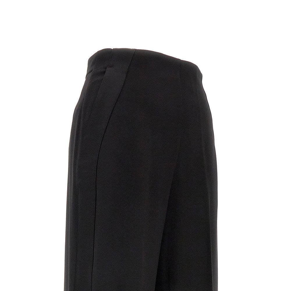 Wide leg tuxedo pants