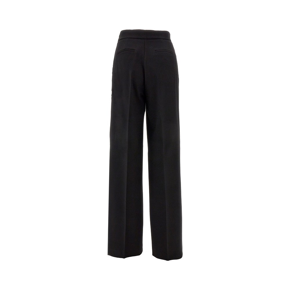 Wide leg tuxedo pants