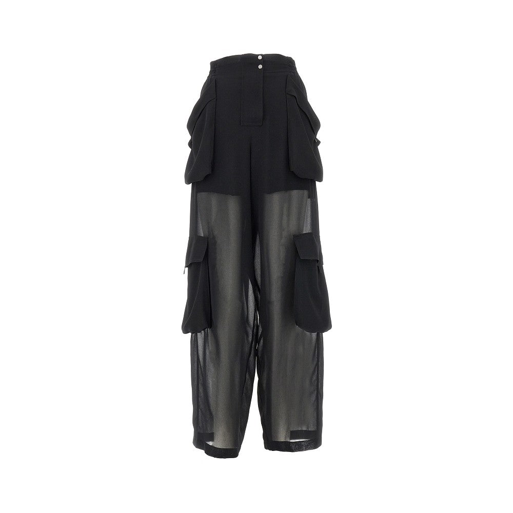 Georgette cargo pants