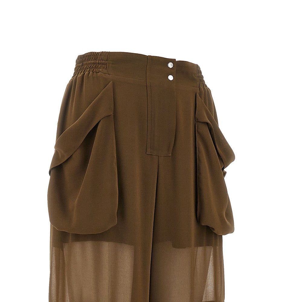 Georgette cargo pants
