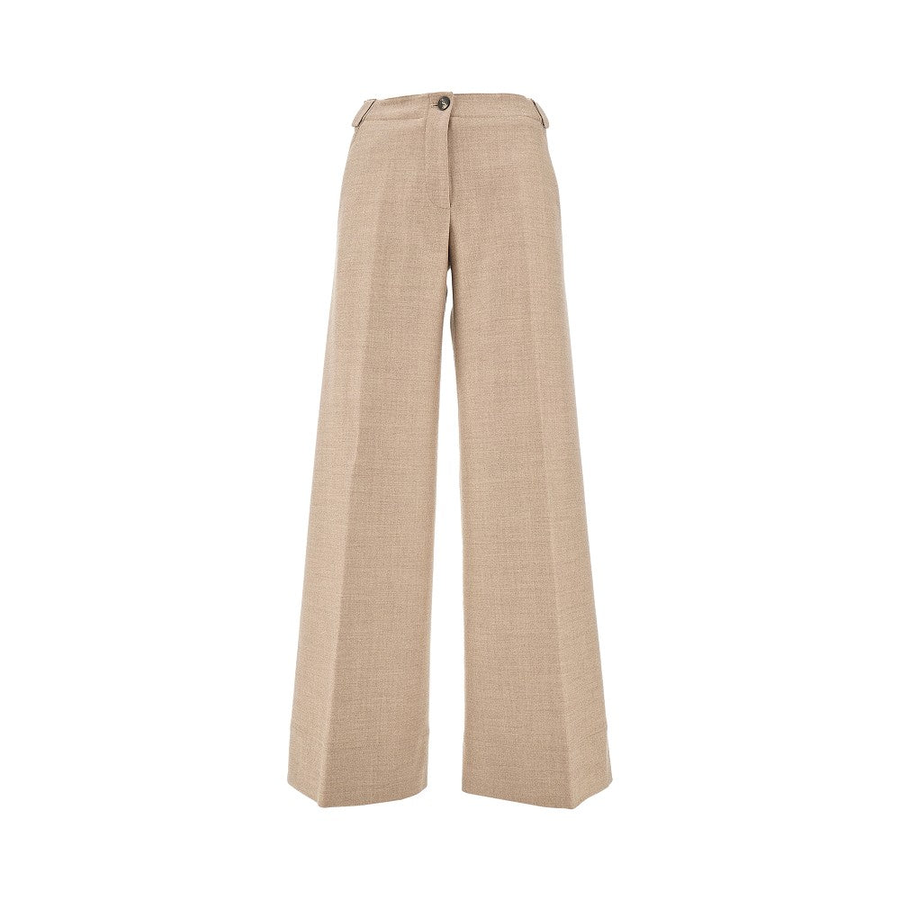 Stretch wool 'Marica' pants