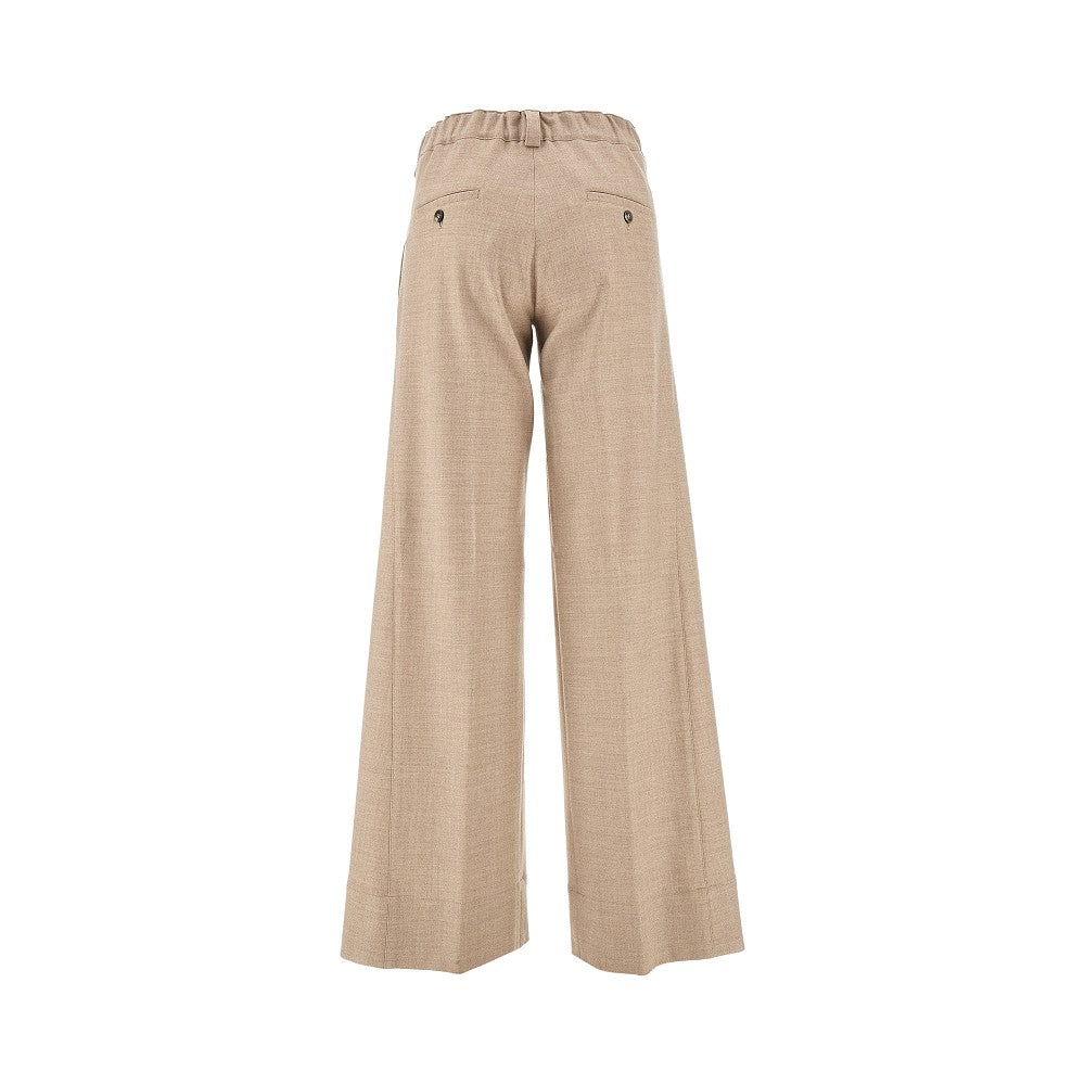Stretch wool 'Marica' pants