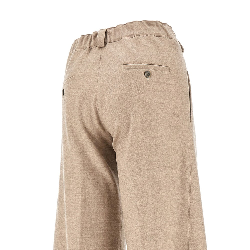 Stretch wool 'Marica' pants