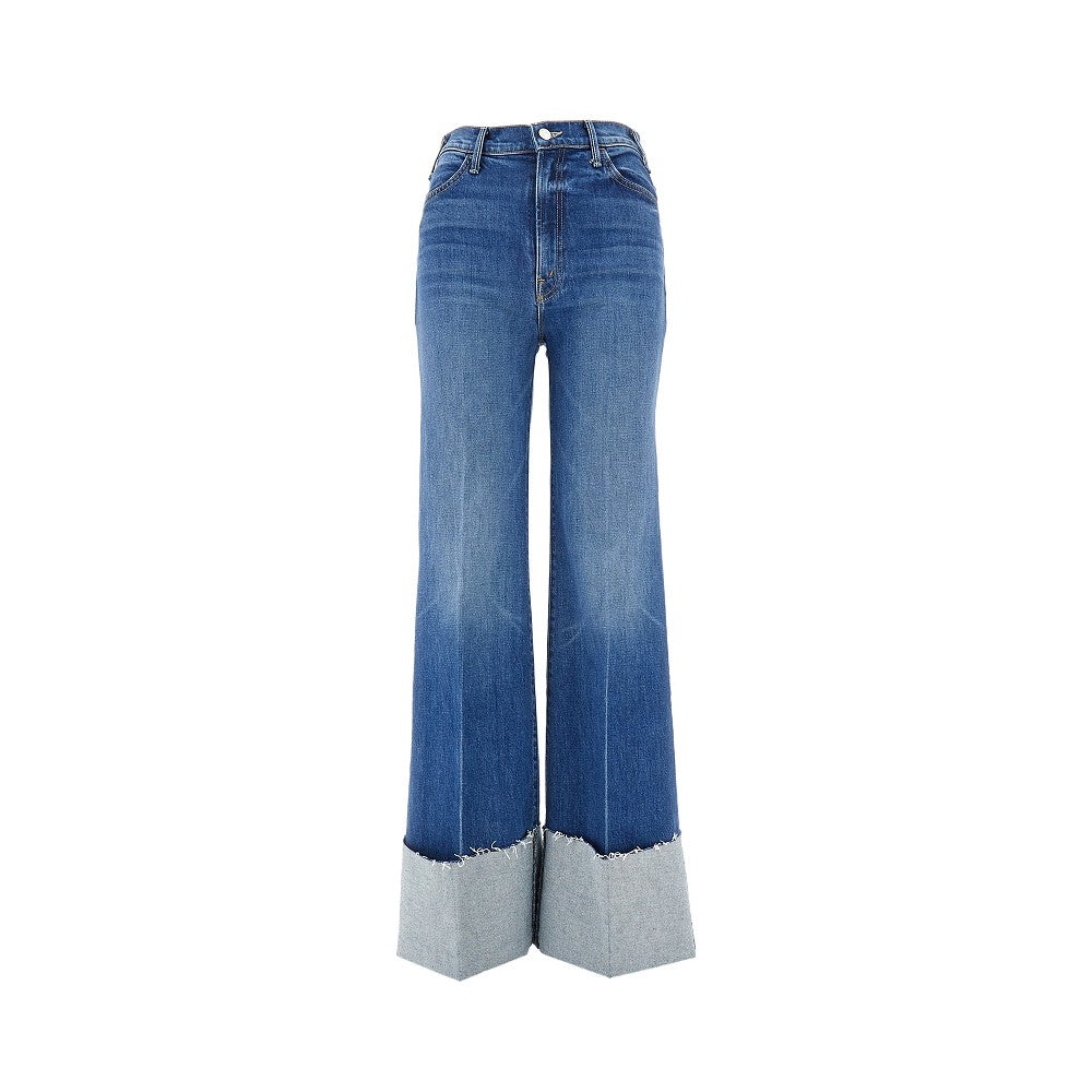 'The Hustler Roller Heel Cuff Fray' jeans