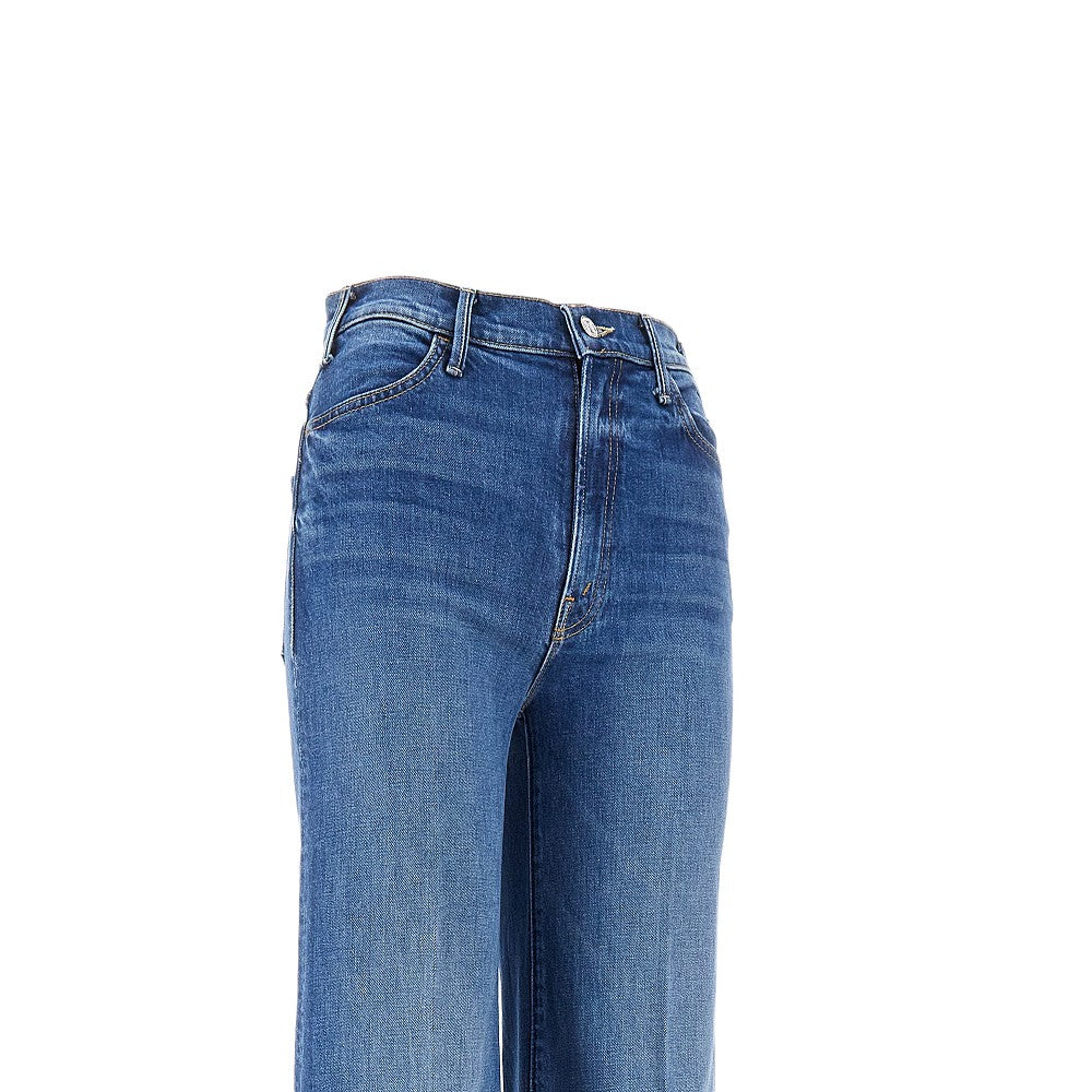 'The Hustler Roller Heel Cuff Fray' jeans