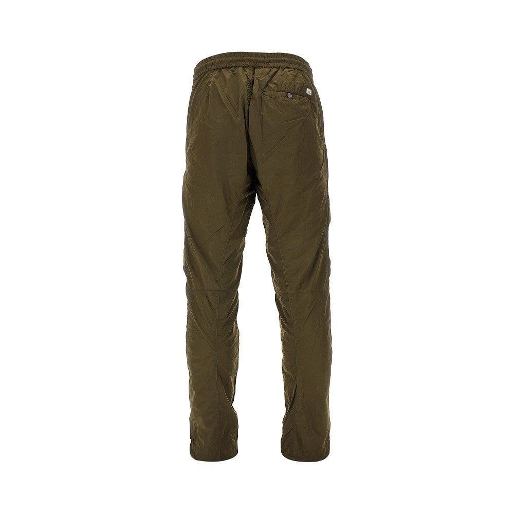 Pantalone cargo in nylon cangiante