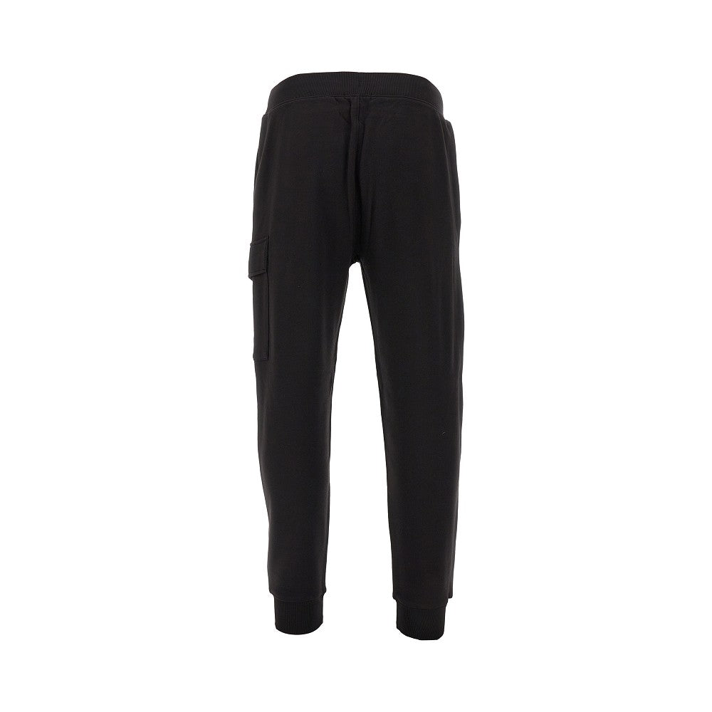 Pantalone cargo in felpa