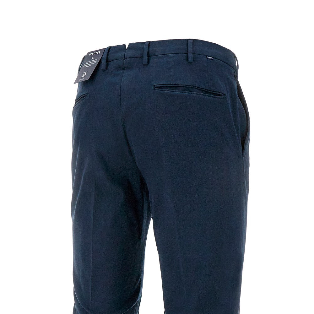 Stretch cotton-blend Slim Fit trousers