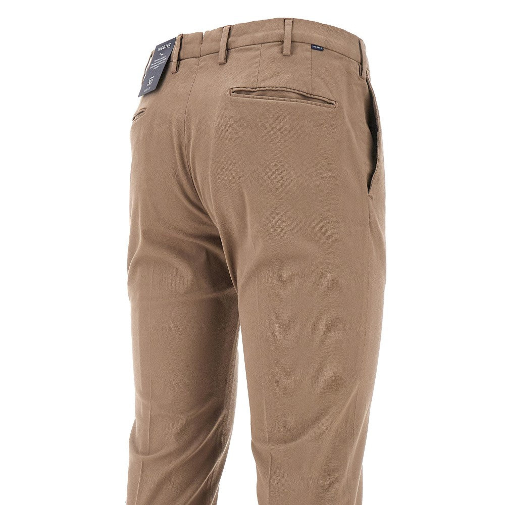 Stretch cotton-blend Slim Fit trousers