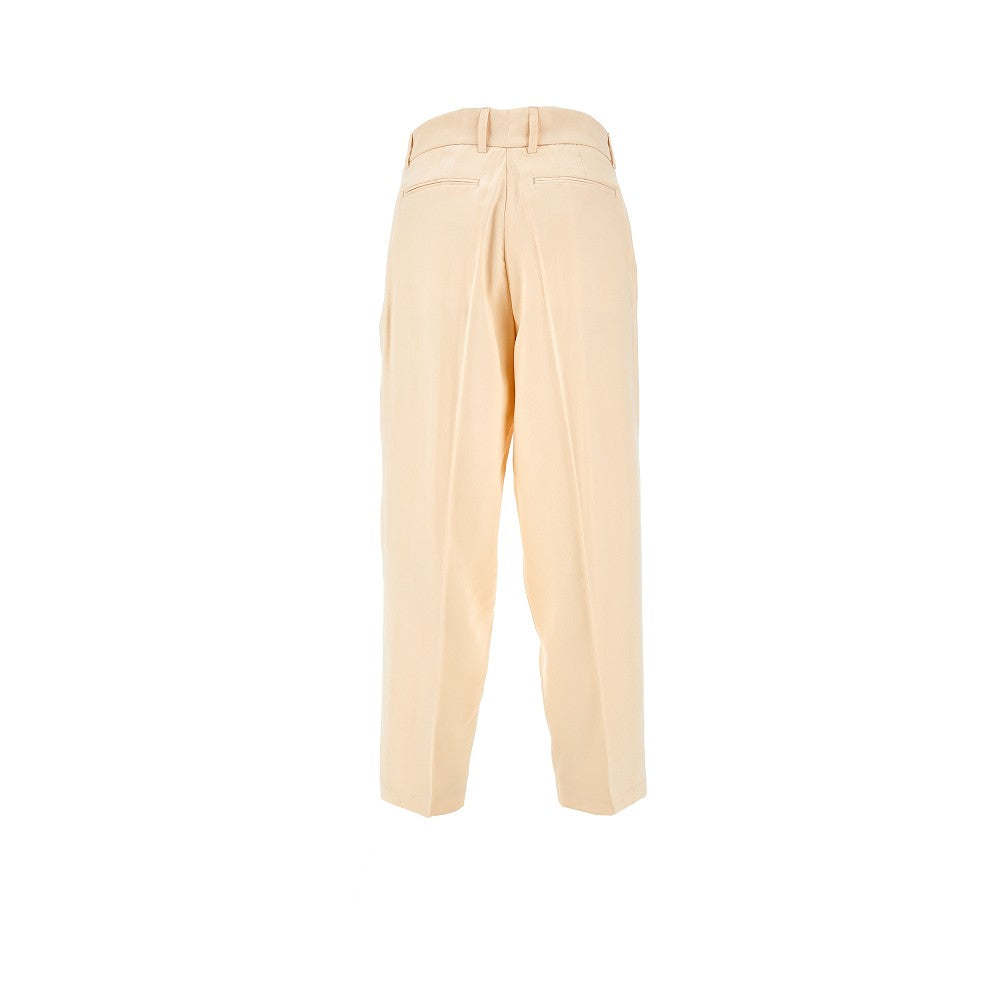 Pantalone affusolato in twill