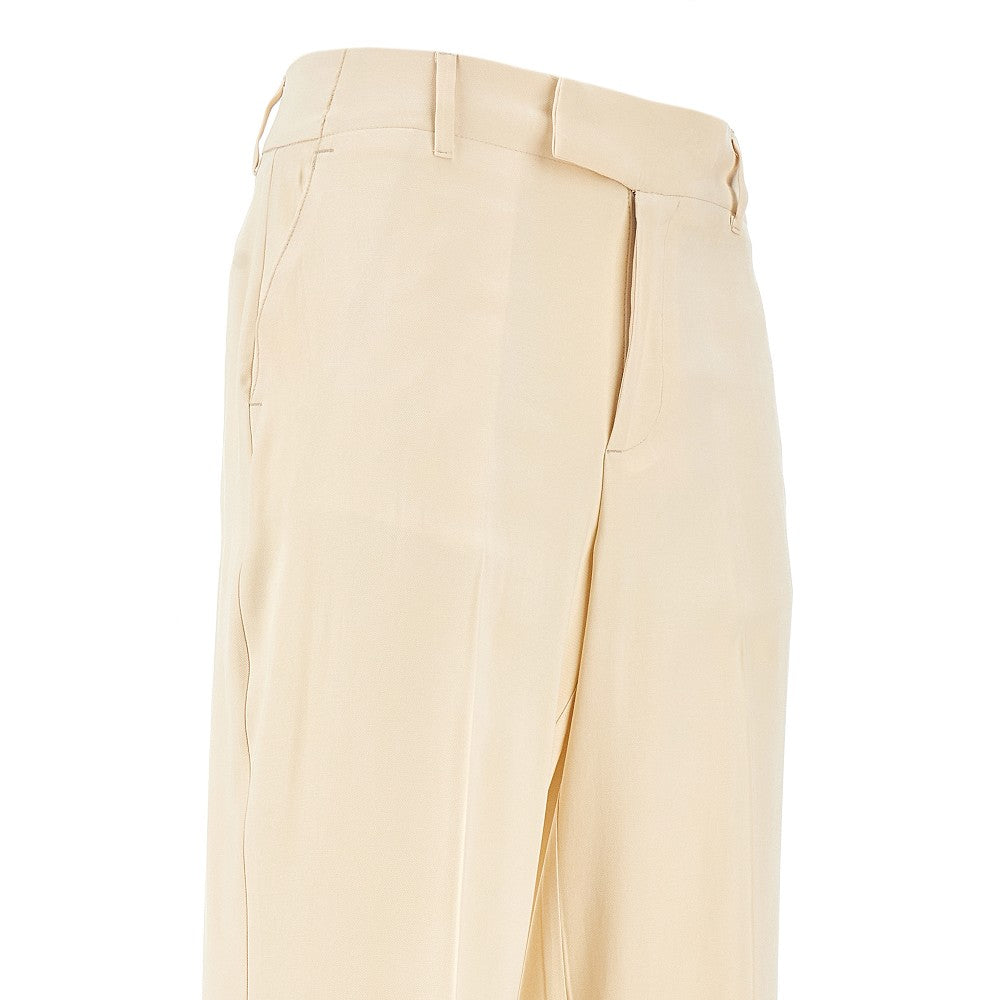 Pantalone affusolato in twill
